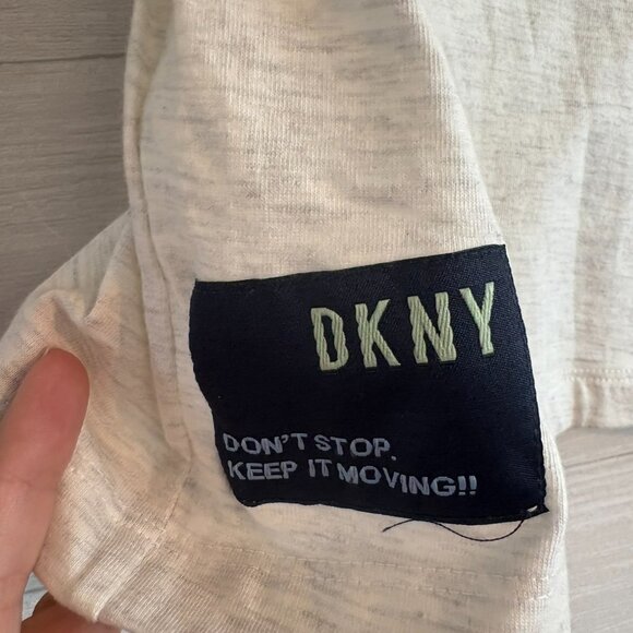 DKNY t-shirt blue and grey L(14-16) - Picture 3 of 5